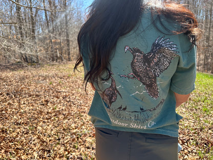 Turkey Fight - Pocket Tee (2 Color Options)